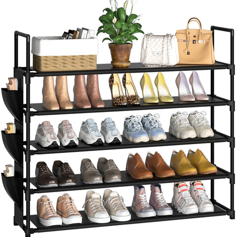 OYREL front view full rack showing five shelves for organized storage