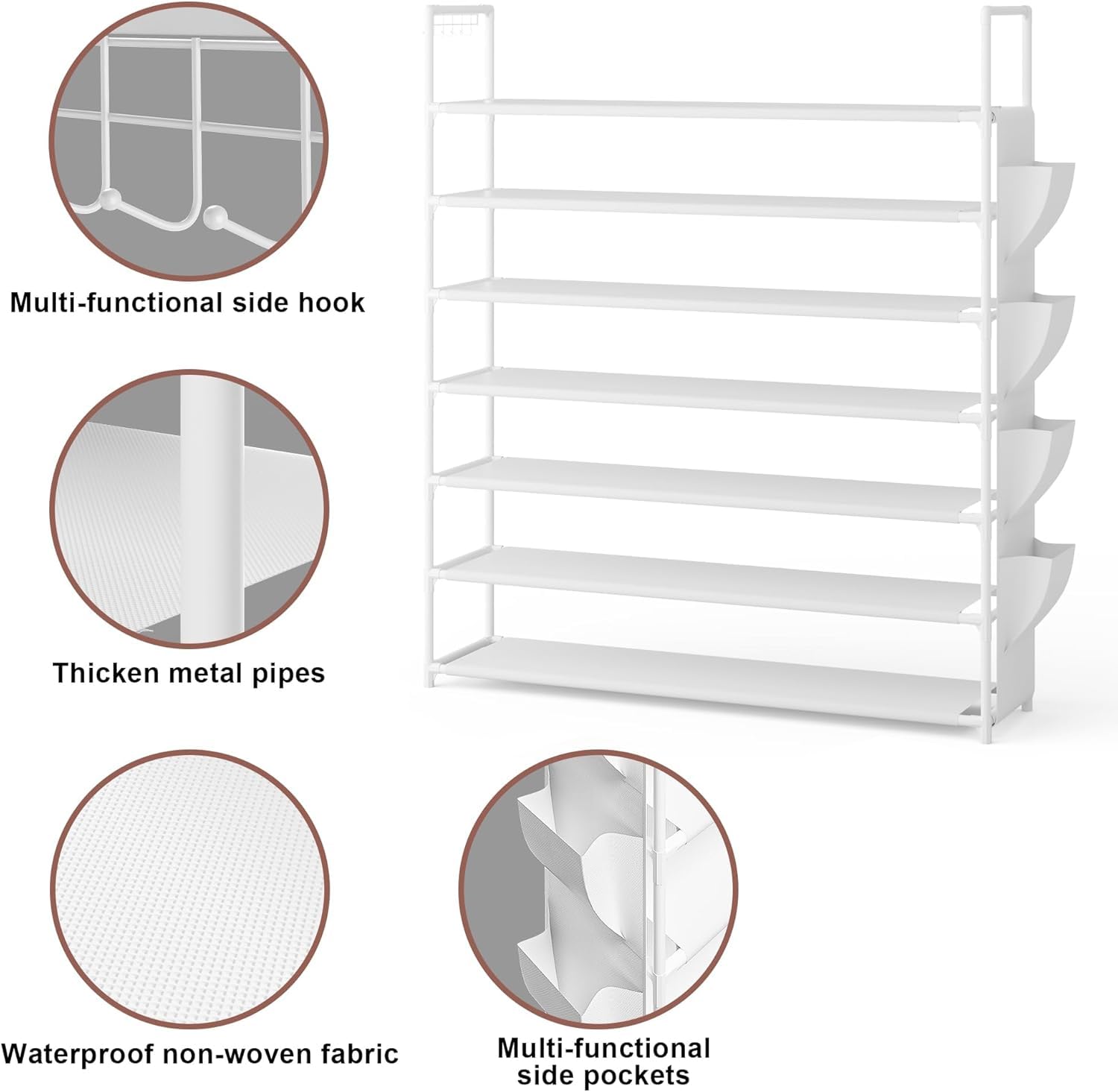 OYREL in closet space setup maximizing vertical storage and floor clearance