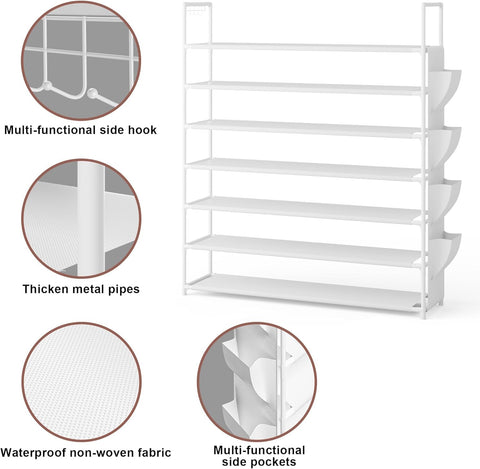 OYREL in closet space setup maximizing vertical storage and floor clearance