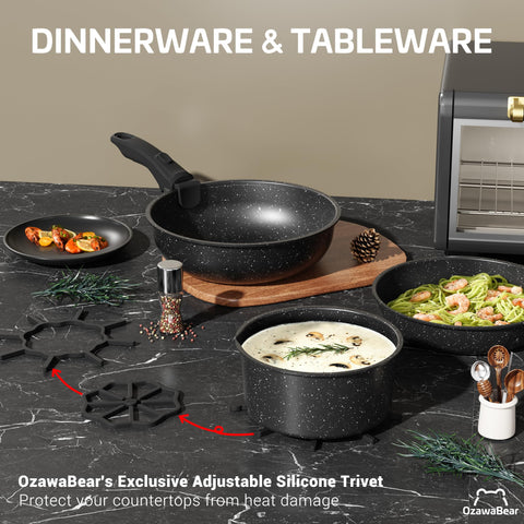 OzawaBear silicone sealing lids on containers proving freezer-safe storage benefit