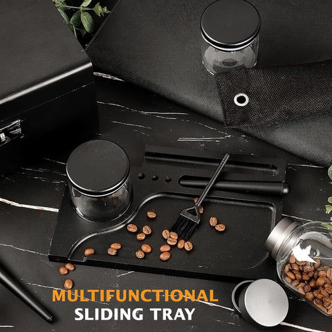 OZCHIN open box with removable rolling tray for neat accessory organization