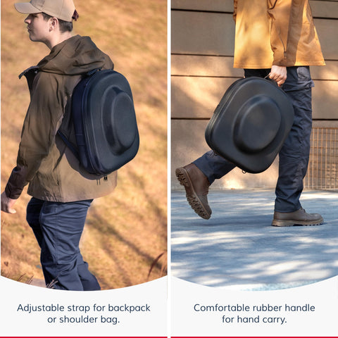 Ozueccr backpack strap in use for comfortable hands-free carry