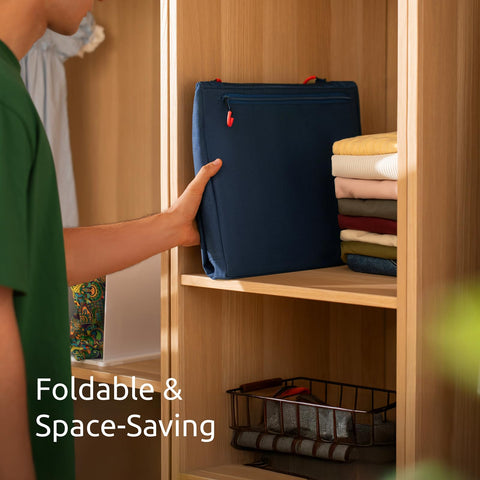 Ozueccr folded flat for compact storage to save space at home or in luggage