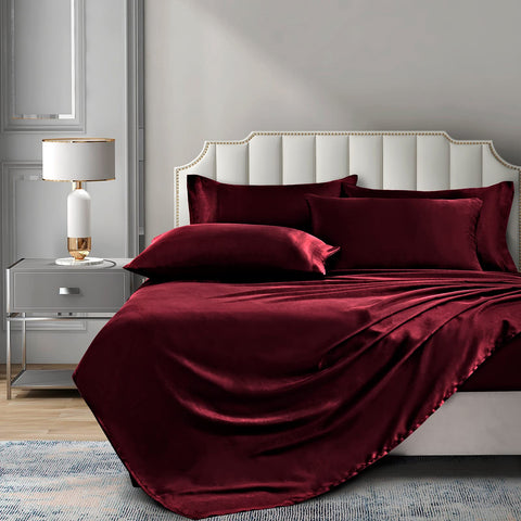 P Pothuiny close-up of satin fabric luster highlighting silky texture and smooth comfort