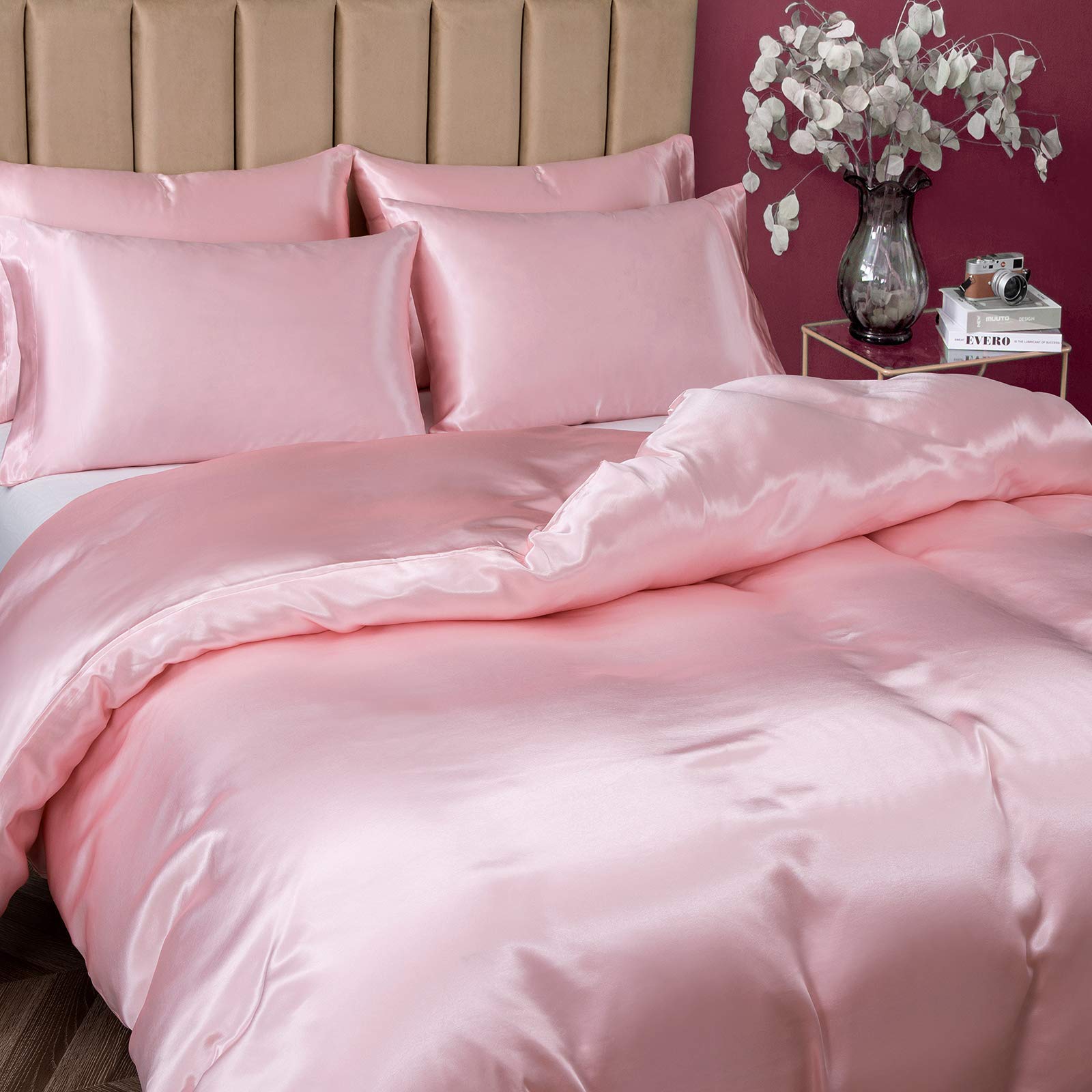P Pothuiny four pillowcases arranged flatlay highlighting matching set convenience