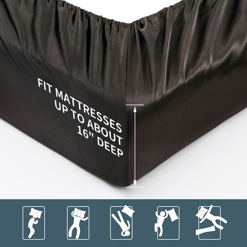 P Pothuiny pillowcases stacked to show neat stitching and soft edges for hair protection