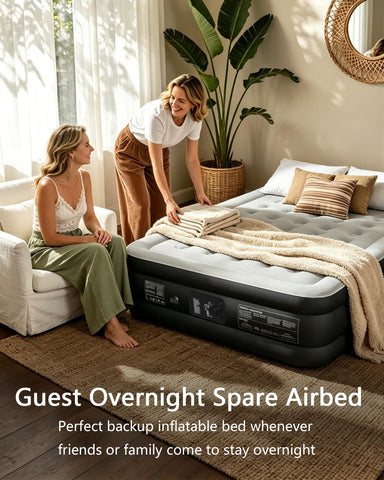 PABCZZ side view with measuring tape showing 18-inch height for easier bed access