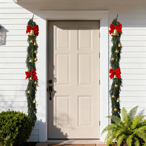 PABREY garland decorated with string lights enhancing ambiance