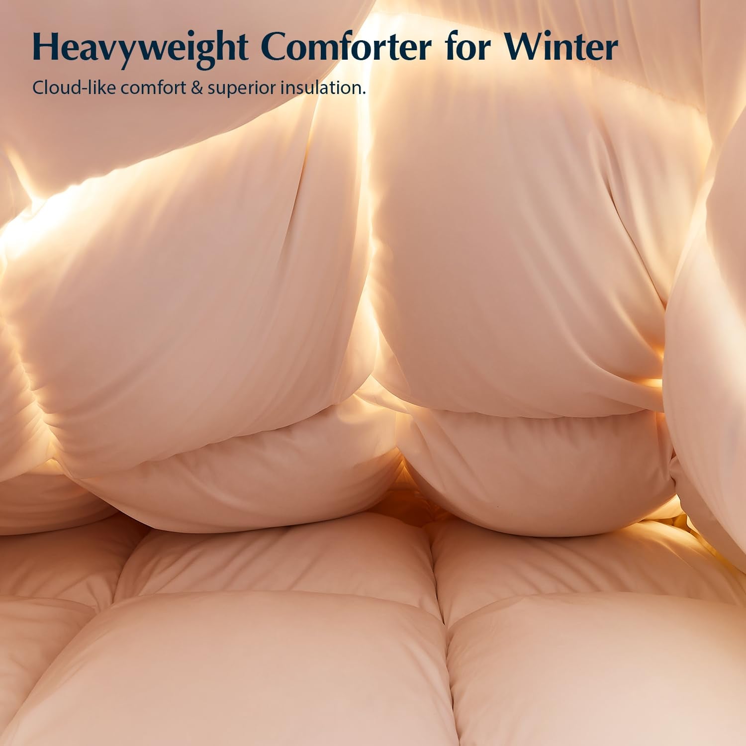 Pacific Coast goose down fill loft illustrating fluffy insulation