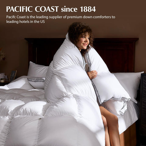 Pacific Coast comforter in bedroom lifestyle for cozy evenings