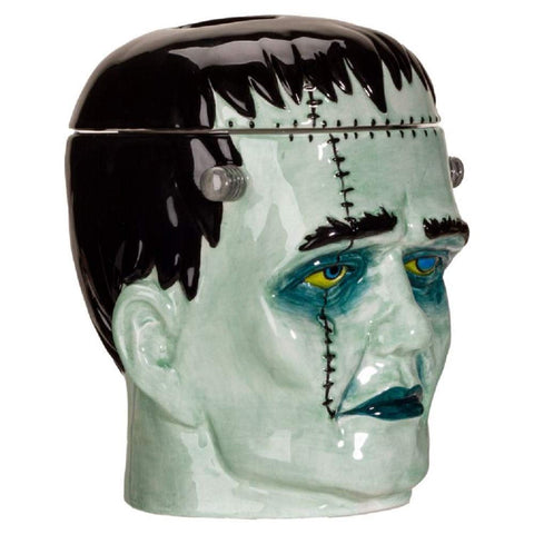 Pacific Giftware close-up of Frankenstein paint and glaze detail highlighting durable finish