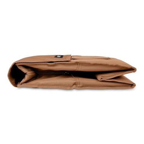 PackIt almond folded flat highlighting easy storage and portability benefit