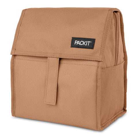 PackIt almond interior texture detail showing wipe-clean surface benefit