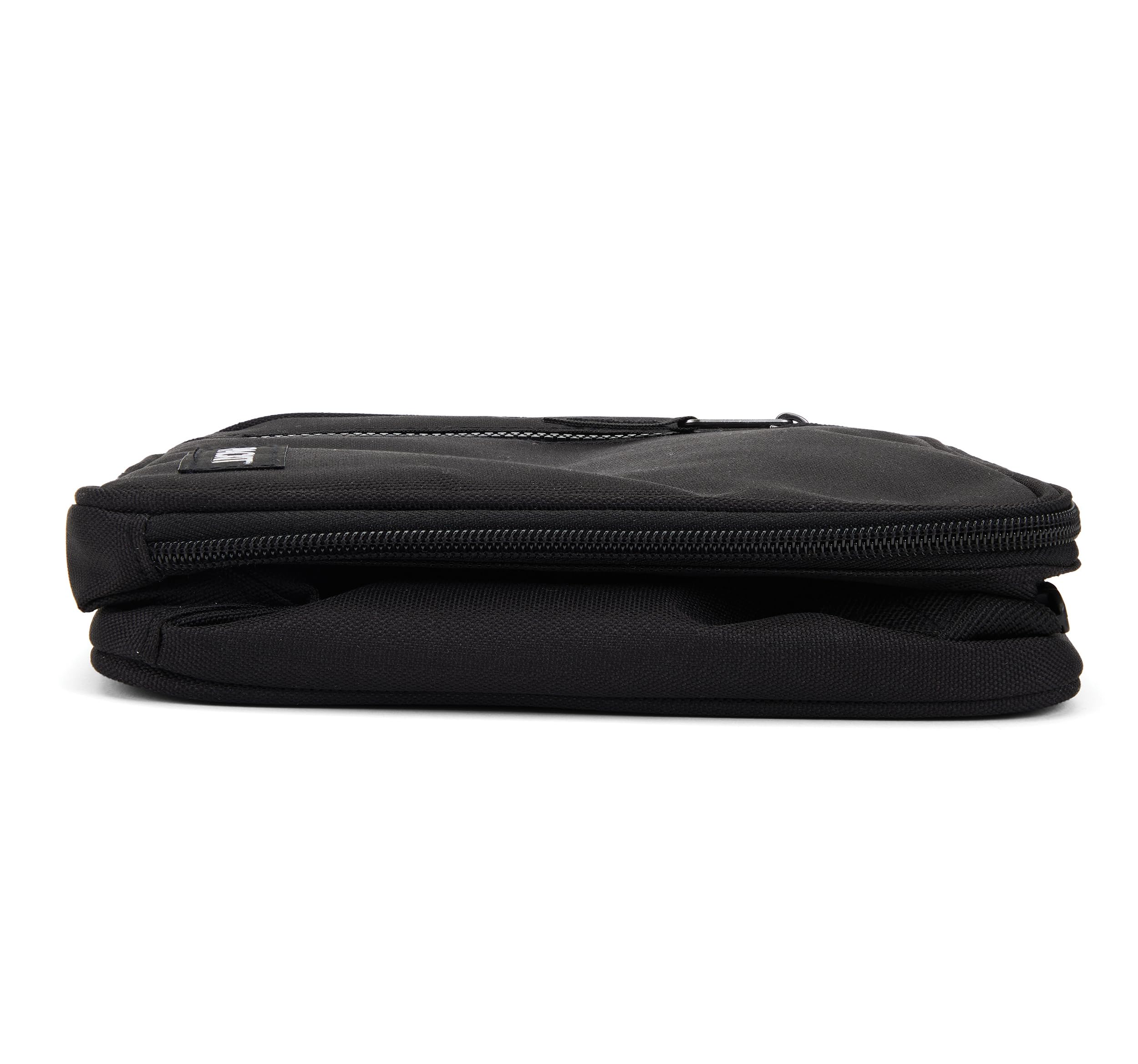 PackIt buckle handle clipped to a backpack for hands-free carrying convenience