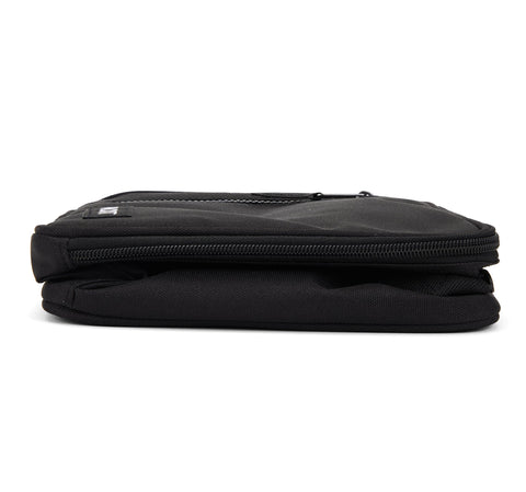 PackIt buckle handle clipped to a backpack for hands-free carrying convenience
