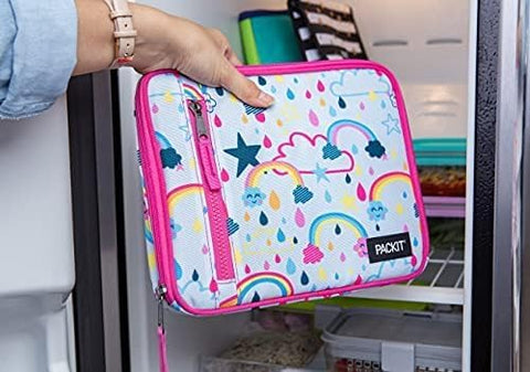PackIt open top-load view demonstrating easy packing and how the bag locks in cool air