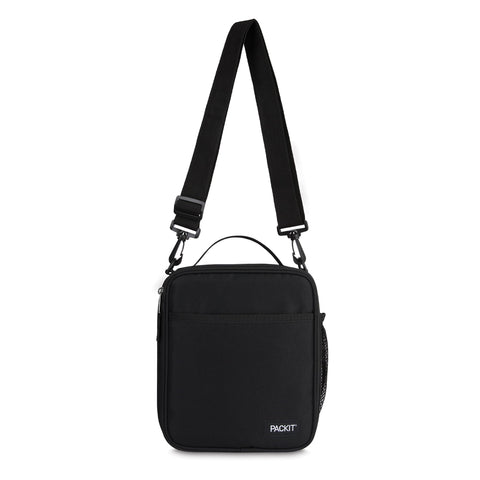 PackIt front slip pocket and side mesh pocket showing organization and convenience benefit