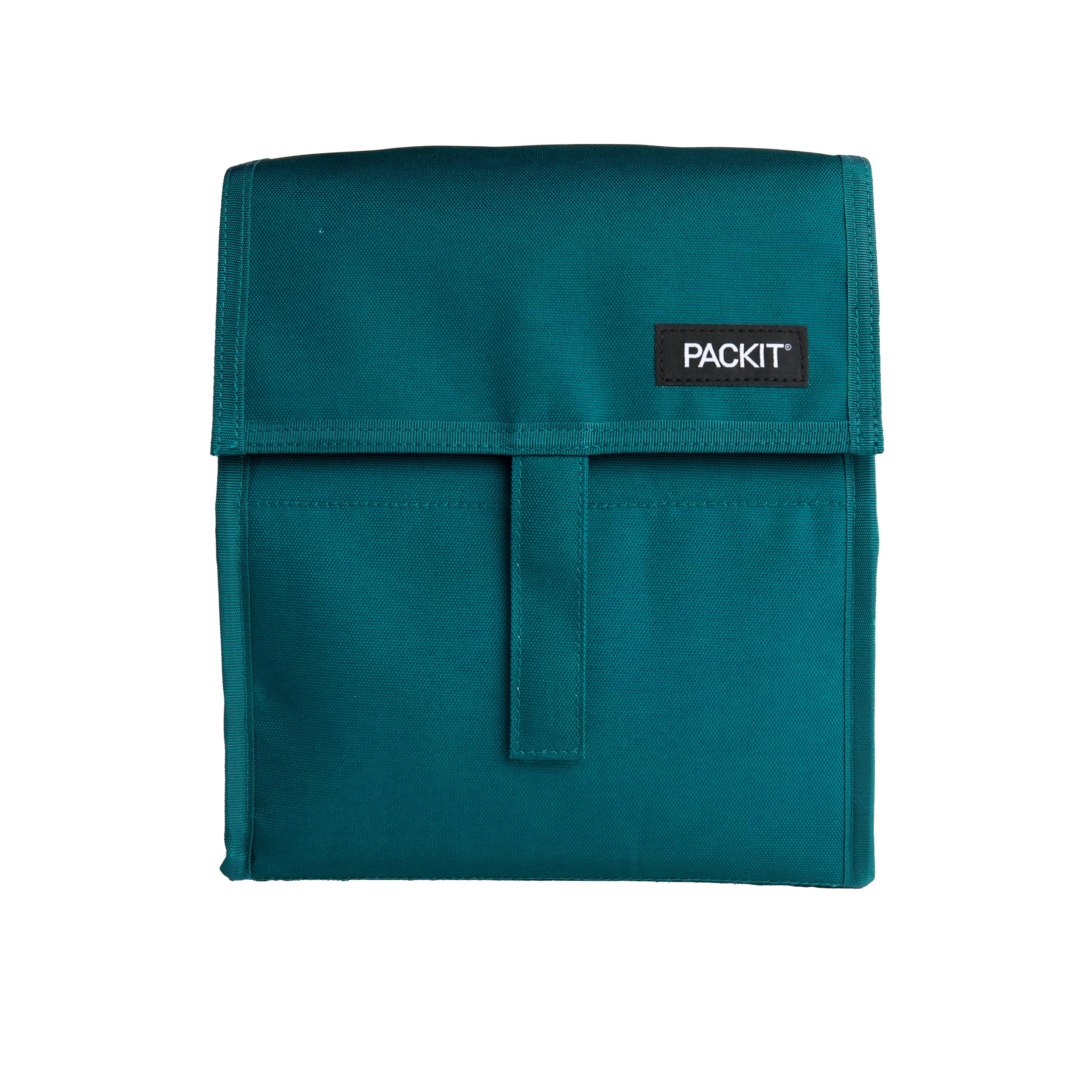 PackIt bag front view showing deep teal color and cooler portability