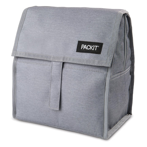 PackIt open interior view revealing gel-lined walls and easy-to-wipe surface for freshness