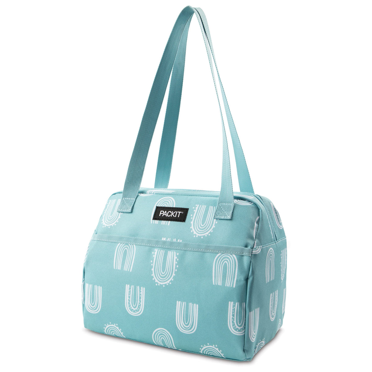 PackIt Hampton Desert Arch front view showing secure closure and compact carry