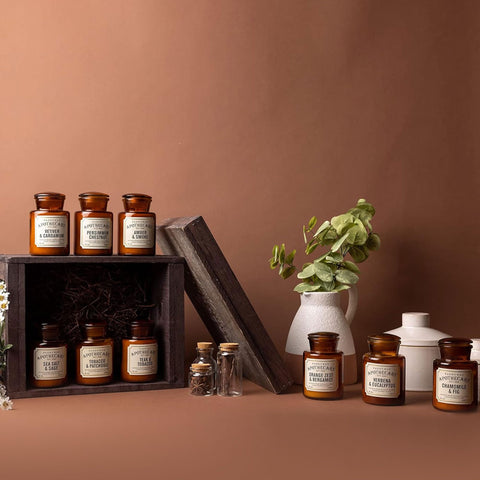 Paddywax styled shelf with candle showcasing décor versatility and atmosphere