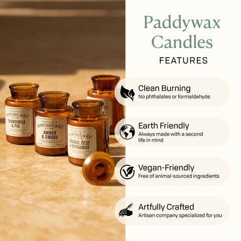 Paddywax reused jar as planter demonstrating upcycling and storage use