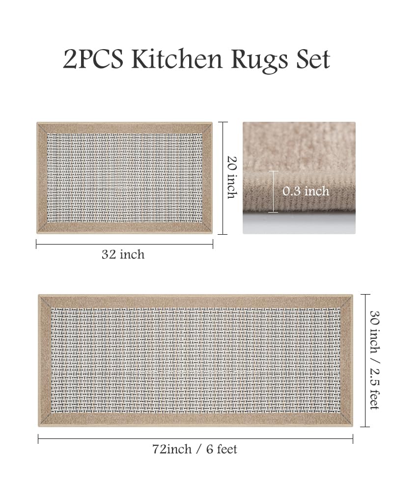 PADOOR brown sink mat front view demonstrating compact coverage and comfort