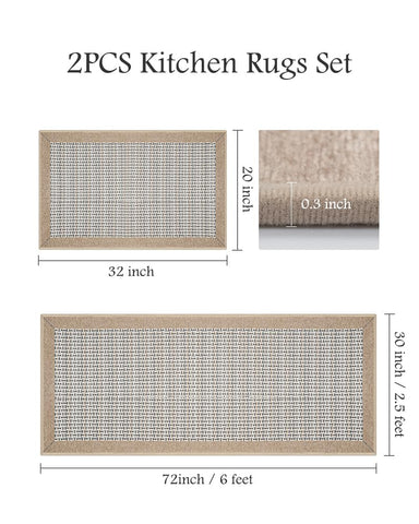 PADOOR brown sink mat front view demonstrating compact coverage and comfort