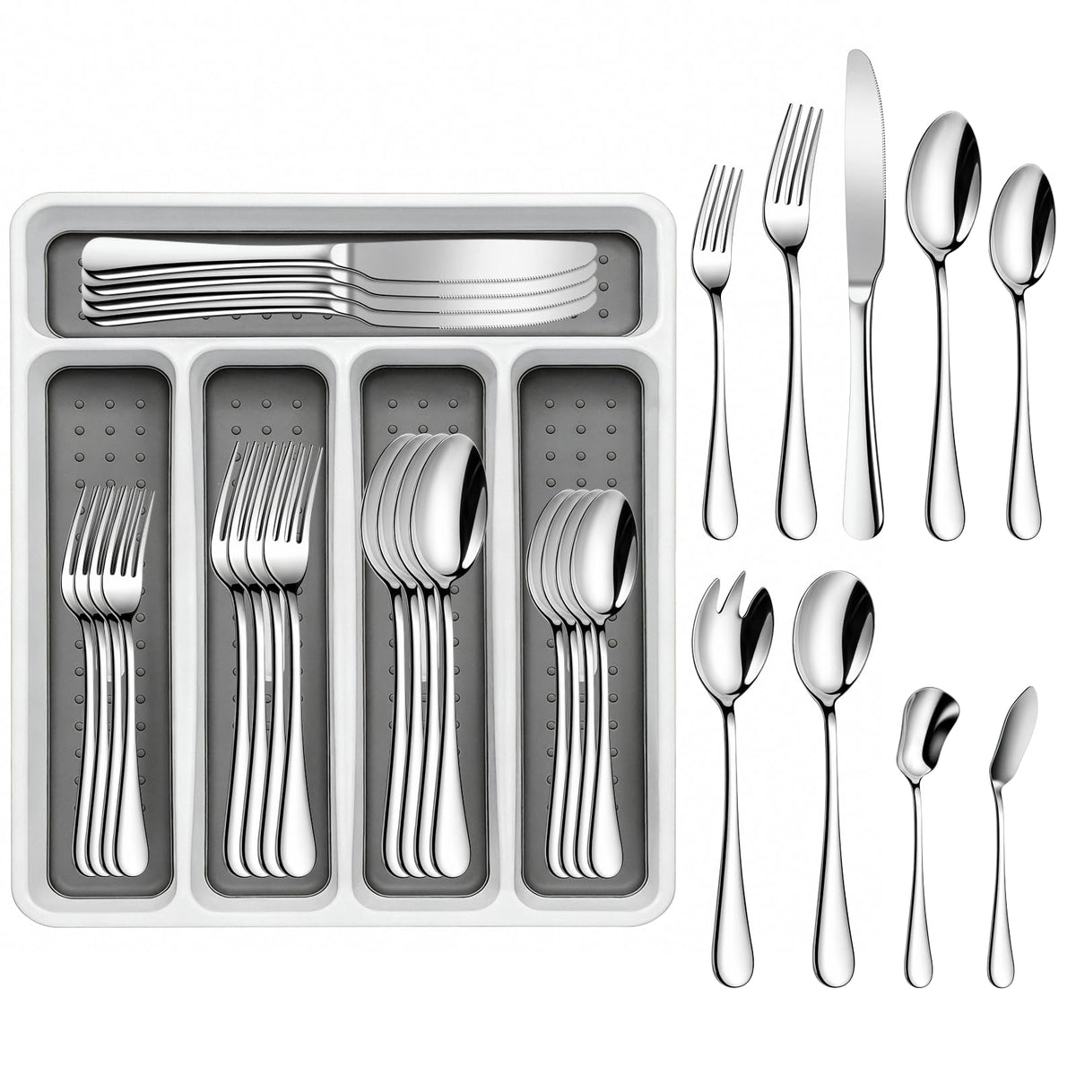 PAGWS front view of boxed 45-piece set showing organized contents and value
