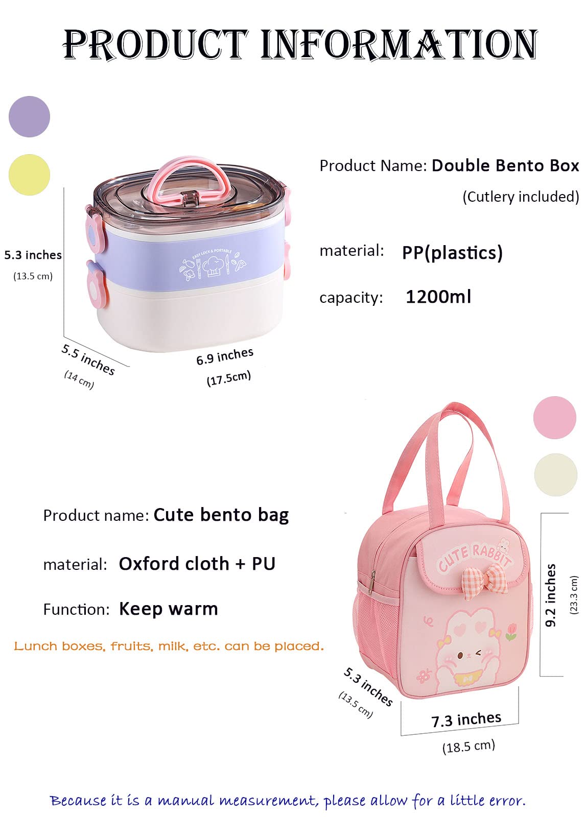 Paidideng bento box inside insulated carry bag showing temperature protection benefit