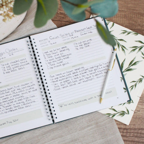 Paige McRae close-up of thick non-smudge cardstock pages benefit: prevents ink bleed-through