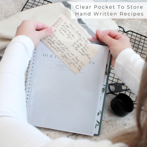 Paige McRae table of contents and numbered pages benefit: find recipes faster