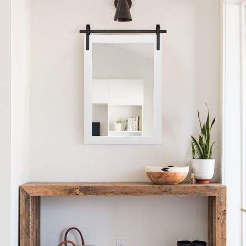 PAIHOME mirror reflecting clear image demonstrating HD distortion-free benefit