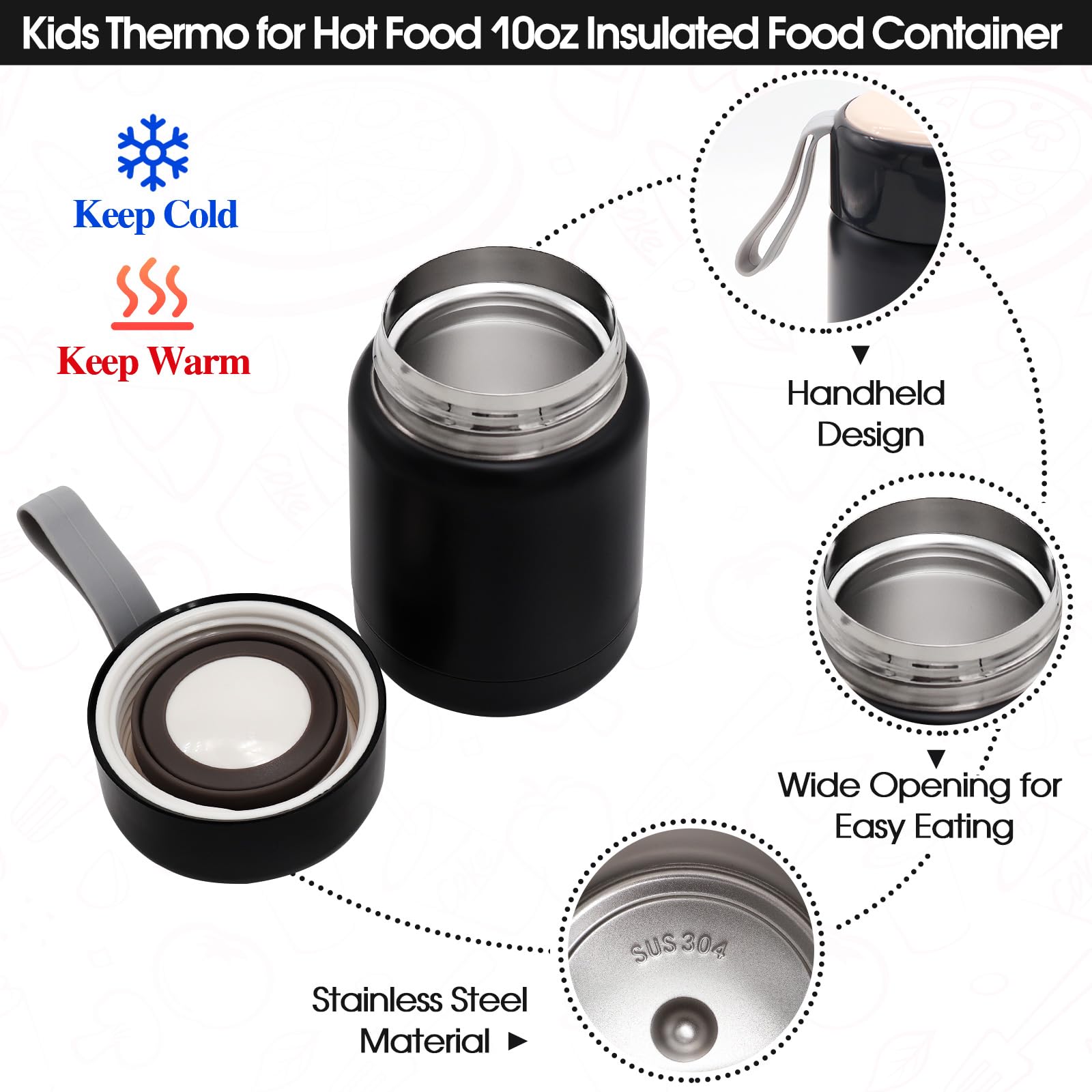 PainZieteg cutlery and sauce cups detail highlighting reusable utensils for convenience