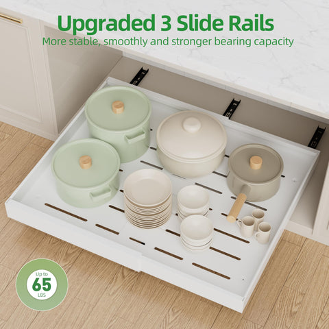 PAKETA lifestyle pantry organization showing tidy, accessible shelves