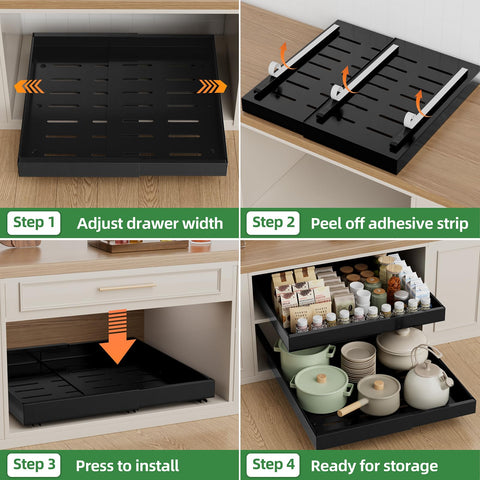 PAKETA mounting detail showing nano-adhesive and screws for flexible secure installation