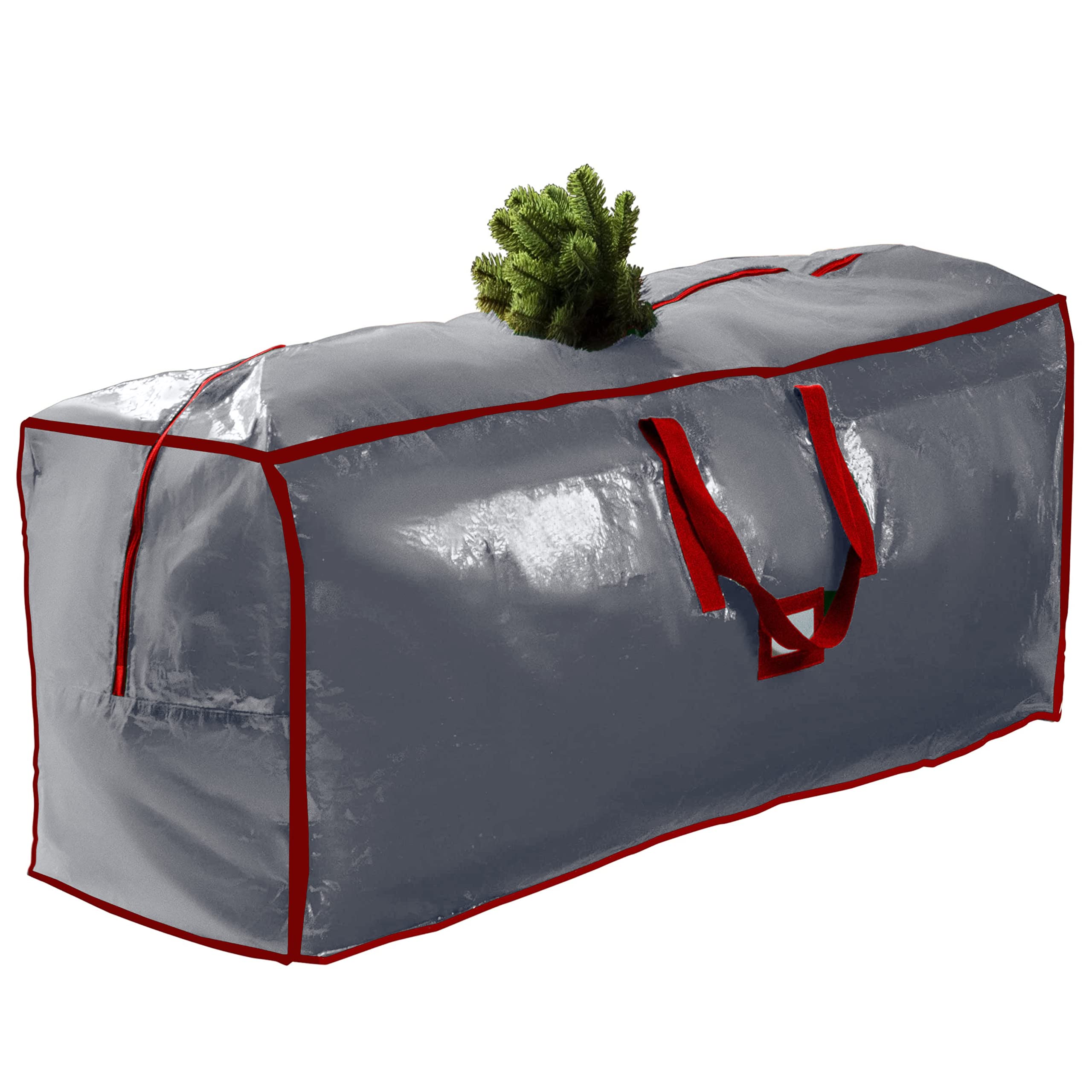 pakkon front view of tree bag showing full-size protection and clean storage