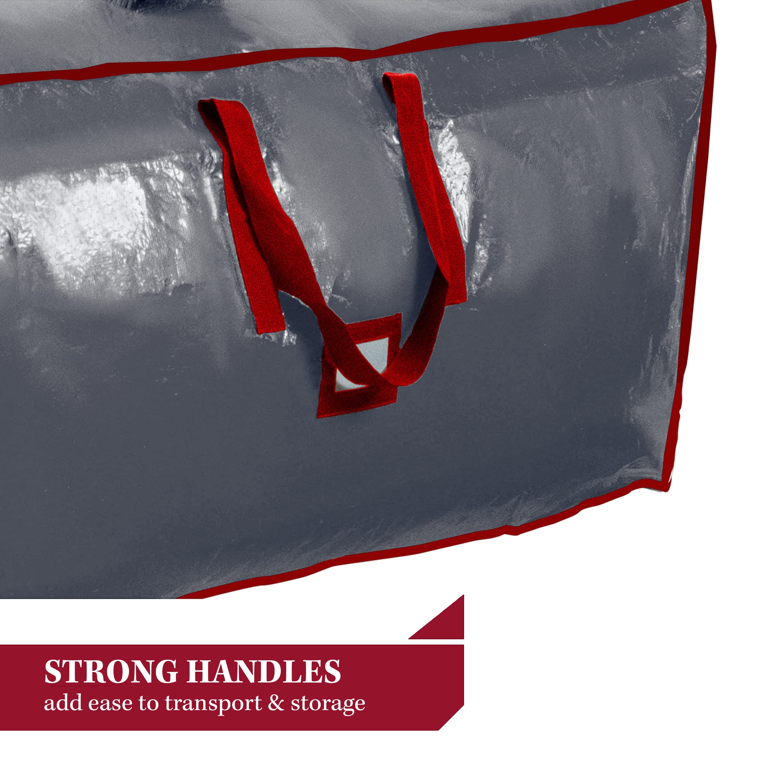 pakkon reinforced handle detail conveying sturdy carry support