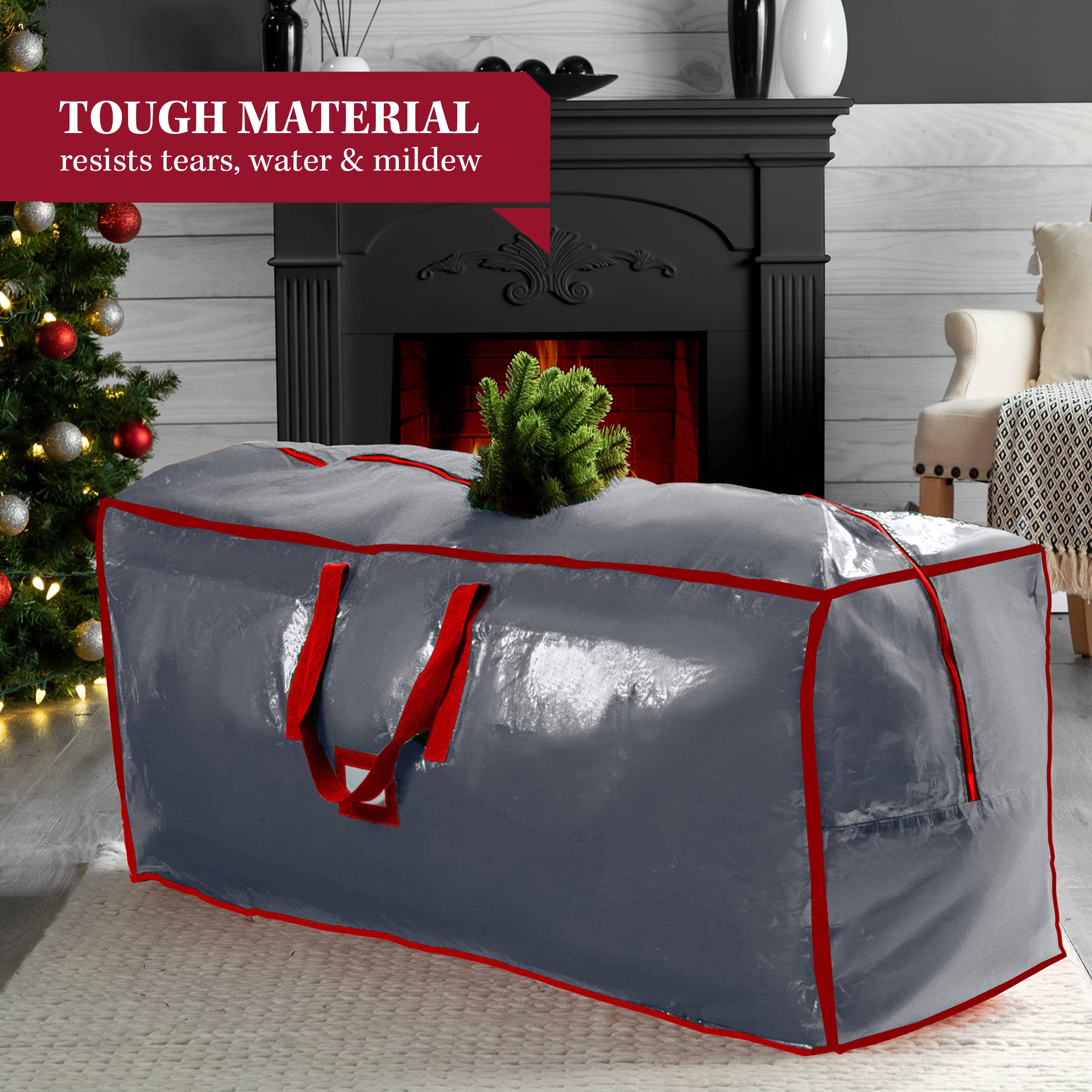 pakkon close-up of dual zipper showing easy open access and secure closure