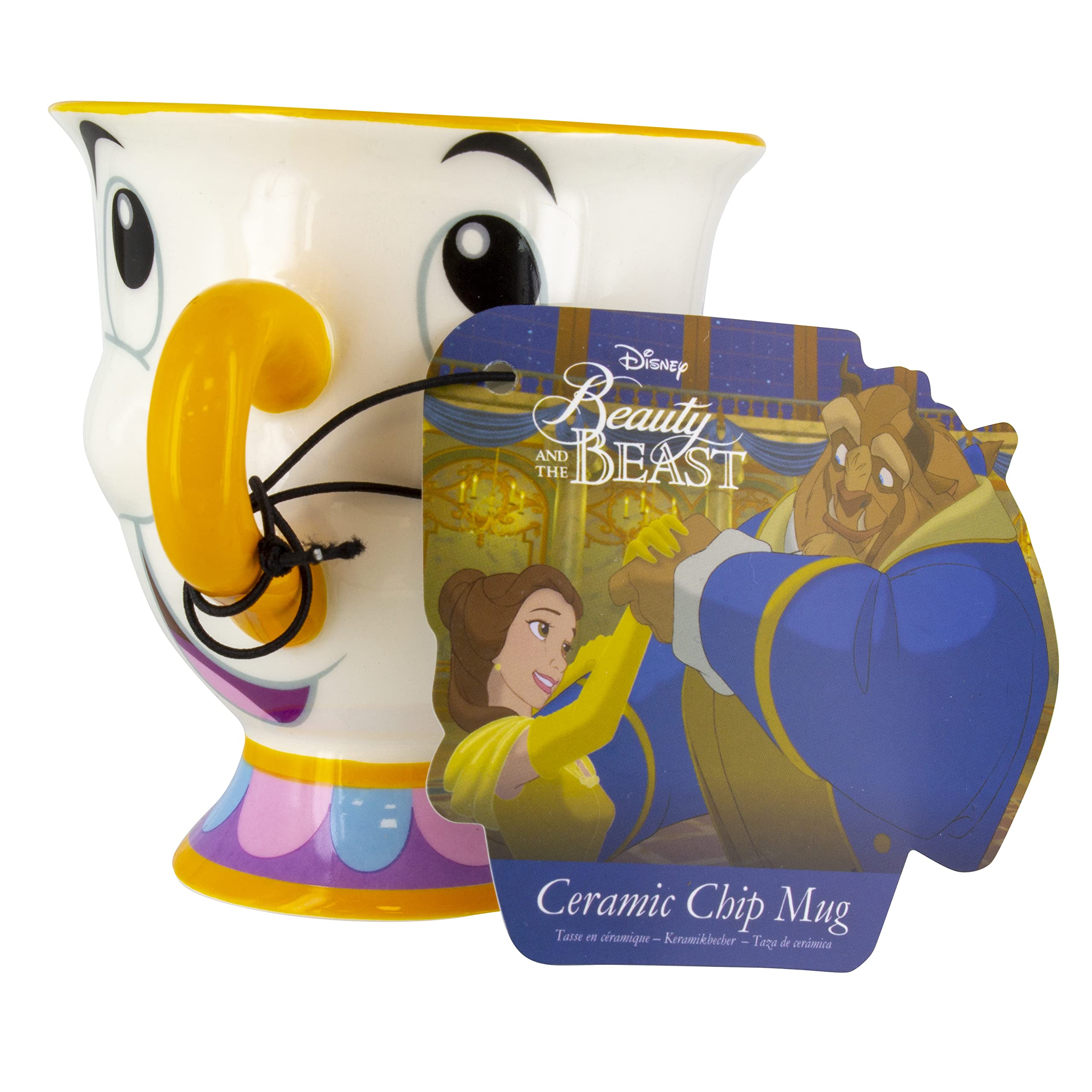 Paladone Chip mug on kitchen counter with drink benefit adds playful decor charm