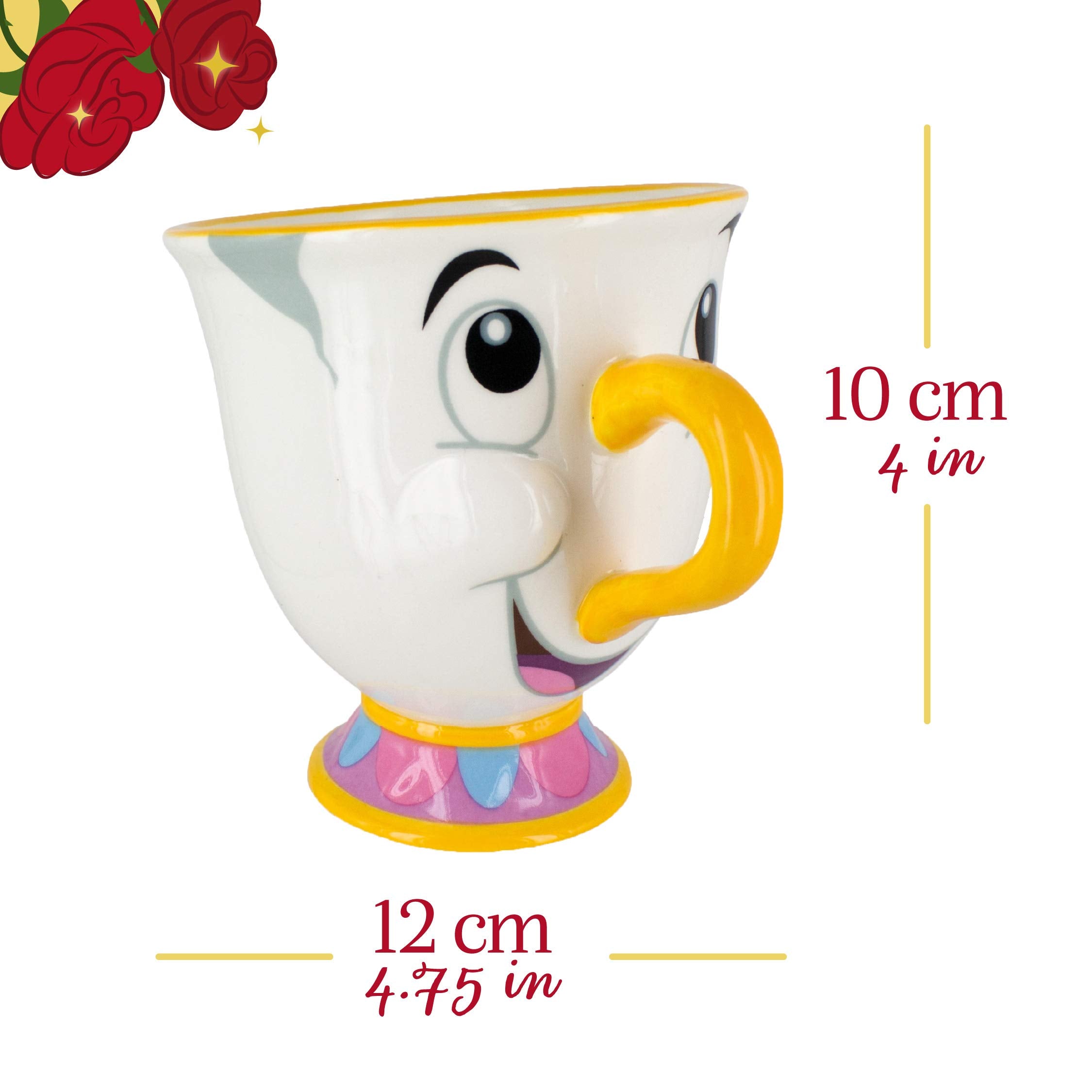 Paladone Chip mug side profile highlighting handle and chip detail benefit easy grip