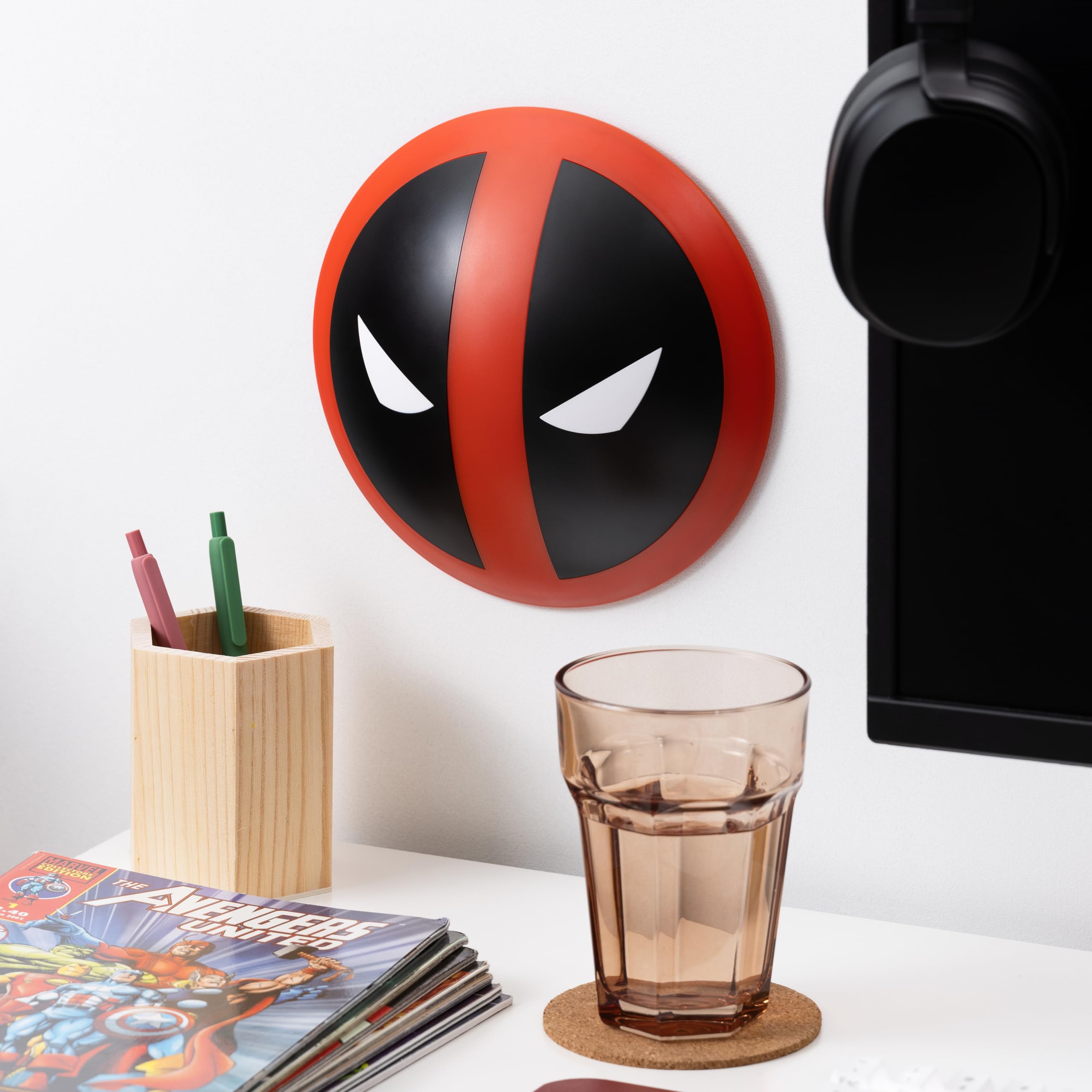 Paladone Deadpool mask USB cable included demonstrating plug-and-play convenience benefit