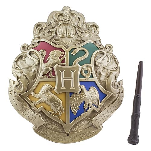 Paladone Hogwarts crest USB cable connection showing flexible power option