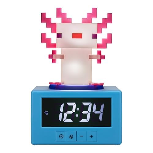 Paladone axolotl night light glowing when tapped offering soft comforting light