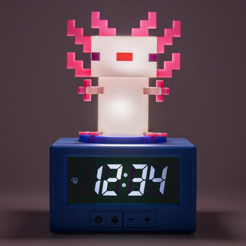 Paladone axolotl side profile highlighting shape and stable base for bedside use