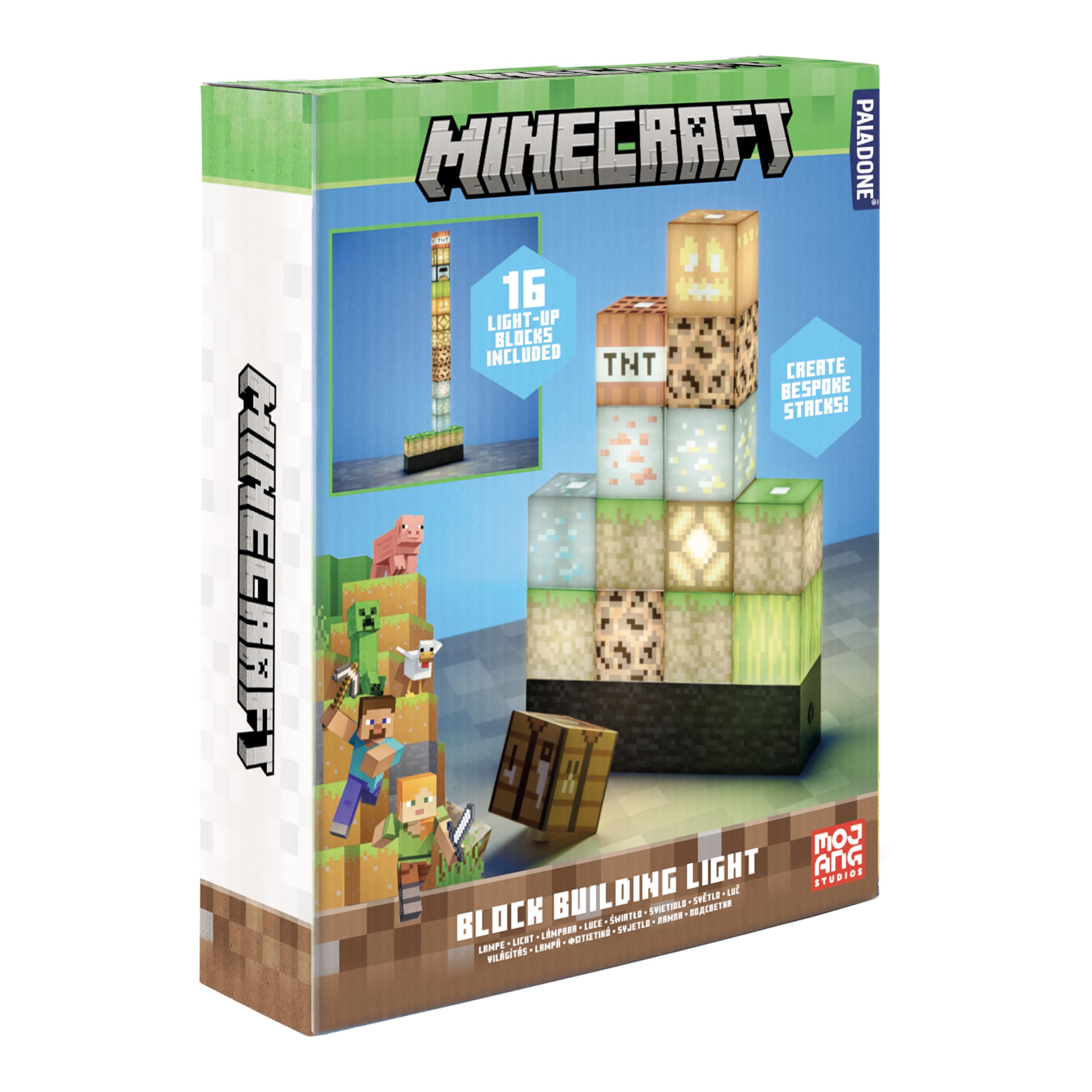 Paladone Creeper in bedroom lifestyle scene adding gamer-themed decor and ambient light