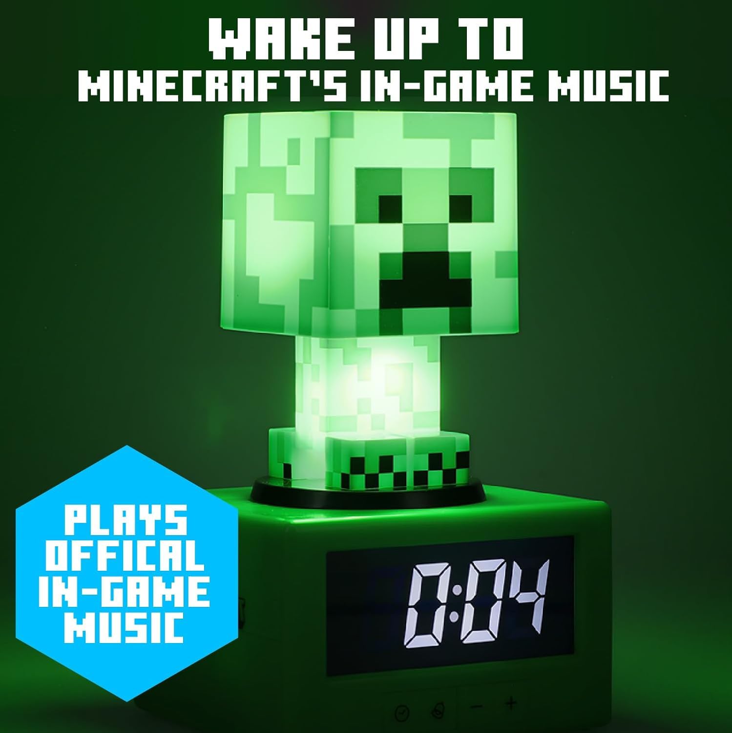 Paladone Creeper in a gaming room setup for themed decor inspiration