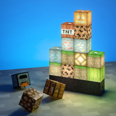 Paladone Creeper glowing night light demonstrating soft LED illumination for calming nights
