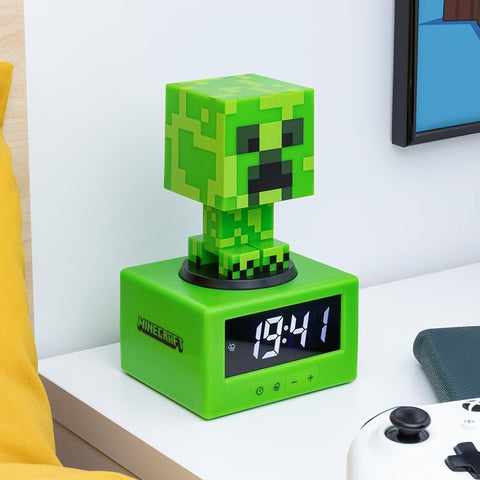 Paladone Creeper night light on providing soft, comforting glow