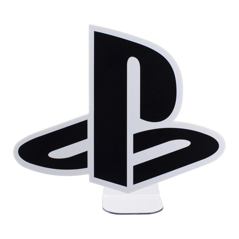 Paladone PlayStation scale next to ruler illustrating compact 8-inch size
